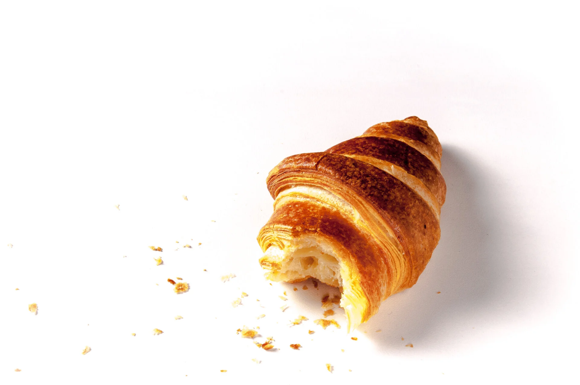 Doorsnede: Croissant Roomboter ‘Eclait du Terroir’ 80g.